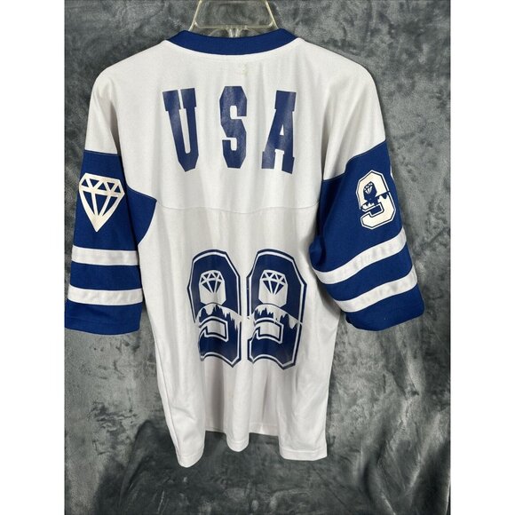 Black Jack Clothing USA Hockey/Baseball Jersey Wayne Gretzky Men’s Large - Picture 15 of 16